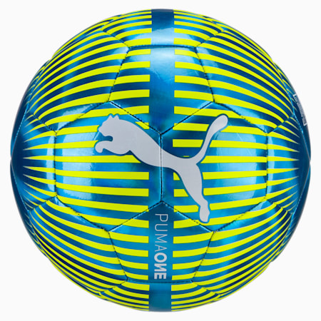 ONE Chrome Football, Blue-White-Yellow, small-IND