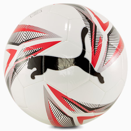 כדור כדורגל ftblPLAY עם לוגו פומה גדול, Puma White-Puma Black-Puma Red-Puma Silver, small-DFA