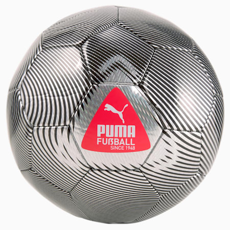 FUßBALL Cage Football, Metallic Silver-Sunblaze-Puma Black, small