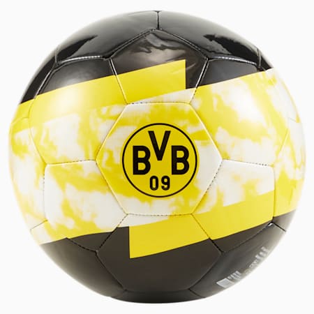 BVB Iconic Football, Puma Black-Cyber Yellow, small-SEA