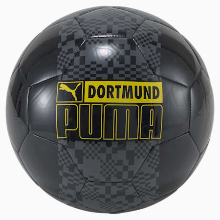 Balón de fútbol ftblCore Fan del Borussia Dortmund, Puma Black-Cyber Yellow, small