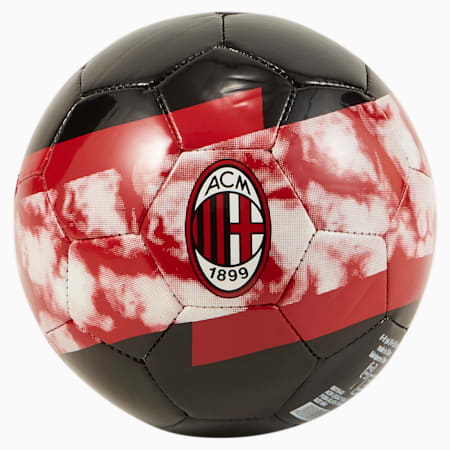 Mini pallone da calcio ACM Legacy, Puma Black-Tango Red, small