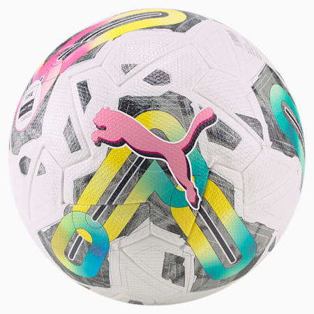 PUMA Orbita 1 TB FQP Fußball, Puma White-multi colour, small