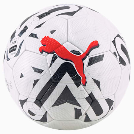 Balón de fútbol PUMA Orbita 2 TB FQP, Puma White-Puma Black-Puma Red, small