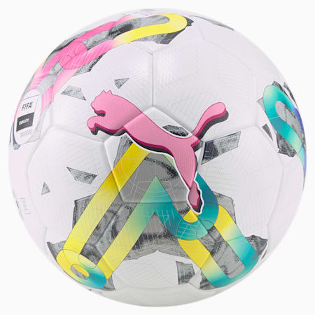 PUMA Orbita 3 TB FQ Size 4 Football, Puma White-multi colour, small-AUS