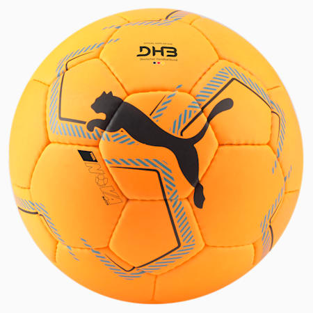 Ballon de handball NOVA Match, Fluo Orange-Blue Atoll, small