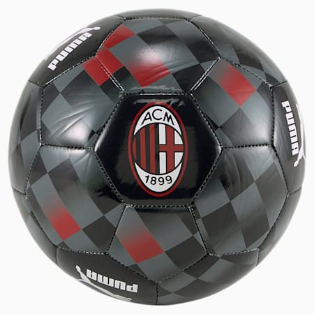A.C. Milan Pre-Match Football, PUMA Black-Tango Red, small