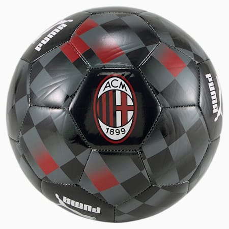 Ballon d’avant-match A.C. Milan, PUMA Black-Tango Red, small