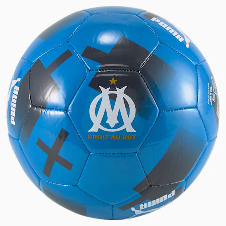 Pallone da calcio Olympique de Marseille Pre-Match, Bleu Azur-New Navy, small