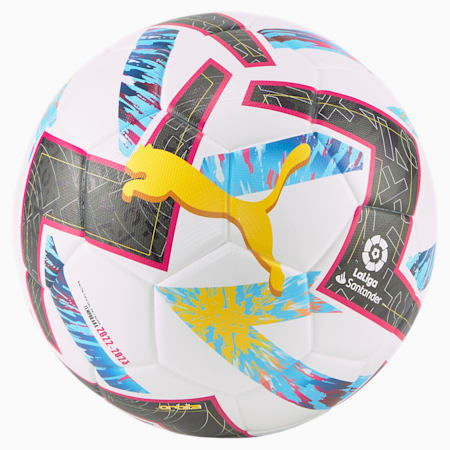 Ballon de match Orbita La Liga 1 FIFA Pro, Puma White-Beetroot Purple-Blue Atoll, small