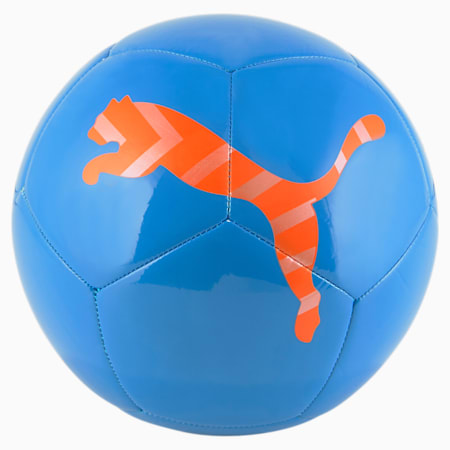 Ballon de football Icon, Ultra Orange-Blue Glimmer, small