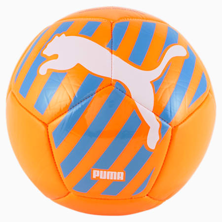 Big Cat Mini Football, Ultra Orange-Blue Glimmer, small