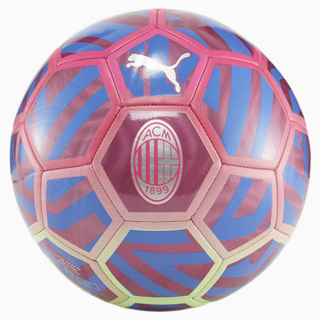 Balón de fútbol AC Milan Fan, Royal Sapphire-fuchsia red, small
