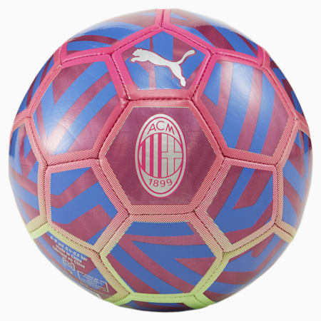 AC Milan Mini Fan voetbal, Royal Sapphire-fuchsia red, small