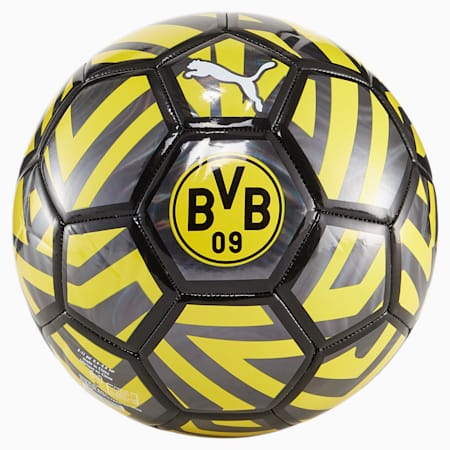 ลูกฟุตบอล Borussia Dortmund Fan Football, PUMA Black-Cyber Yellow, small-THA