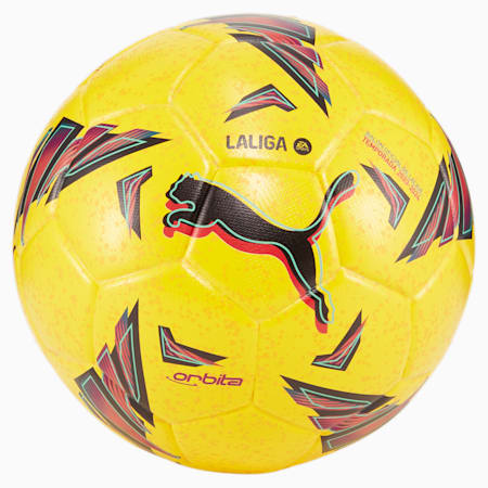 Orbita LaLiga 1 Replica Soccer Ball, Dandelion-multi colour, small