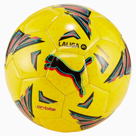 Orbita LaLiga 1 MS Mini Soccer Ball, Dandelion-multi colour, small