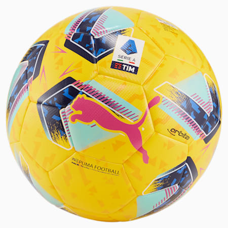 Ballon de football Orbita Serie A 23/24, Pelé Yellow-Blue Glimmer-multi colour, small
