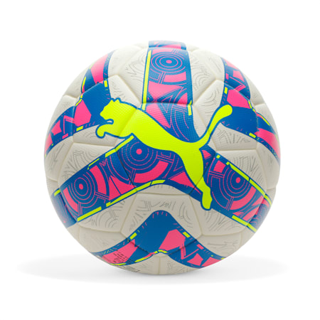 PUMA Performance ENERGY Soccer Ball, Ultra Blue-Yellow Alert-Luminous Pink, small