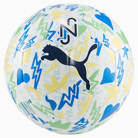 NEYMAR JR Graphic Soccer Ball, PUMA White-multicolor, small