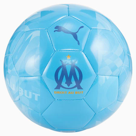 Pallone da calcio Olympique de Marseille 23/24, Bleu Azur-PUMA Team Royal, small