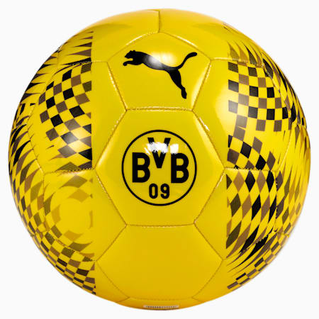 Borussia Dortmund FtblCore Football, Cyber Yellow-PUMA Black, small
