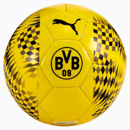 Borussia Dortmund FtblCore Mini Football, Cyber Yellow-PUMA Black, small