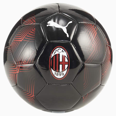 Pallone da calcio AC Milan FtblCore, PUMA Black-For All Time Red, small