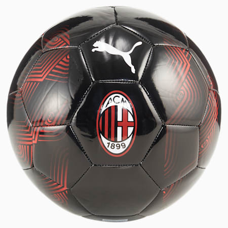 Piłka do piłki nożnej AC Milan FtblCore, PUMA Black-For All Time Red, small