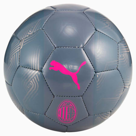 AC Milan FtblCore Mini Football, Gray Tile-Ravish, small