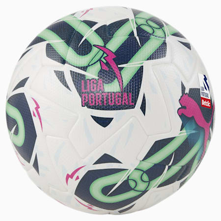 Piłka do piłki nożnej Orbita Liga Portugal (profesjonalna jakość FIFA®), PUMA White-multi colour, small