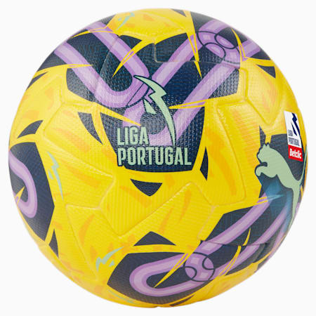 Piłka do piłki nożnej Orbita Liga Portugal (profesjonalna jakość FIFA®), Pelé Yellow-multi colour, small