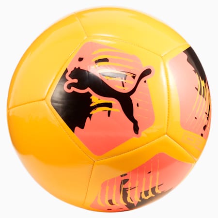 PUMA Big Cat Football Ball, Sunset Glow-Sun Stream-PUMA Black, small