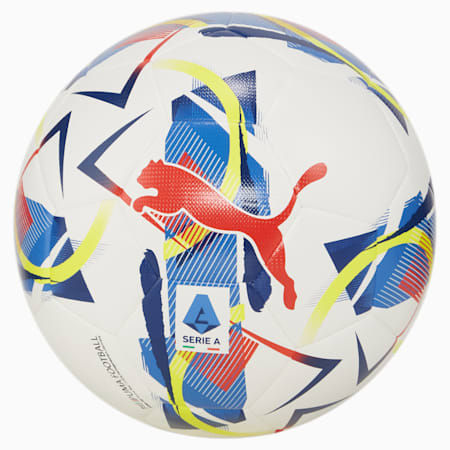 Ballon de football hybride Orbita Serie A, PUMA White-multicolor, small