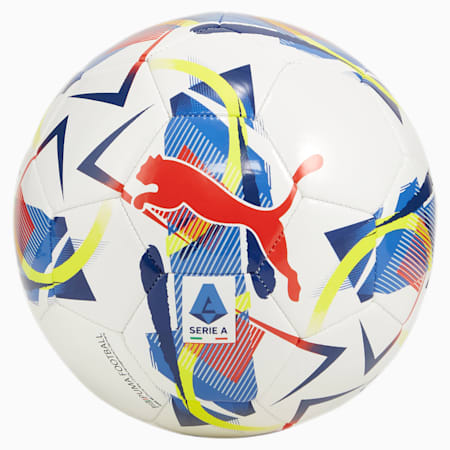 Mini pallone da calcio Orbita Serie A, PUMA White-multicolor, small