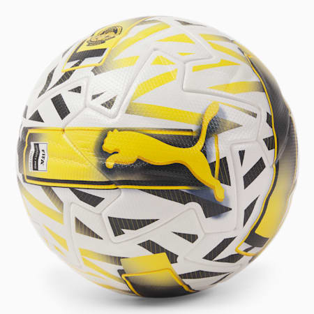 PUMA Orbita FAM 2 (FIFA Pro) Footrball, Puma White-Blazing Yellow-PUMA Black, small-SEA