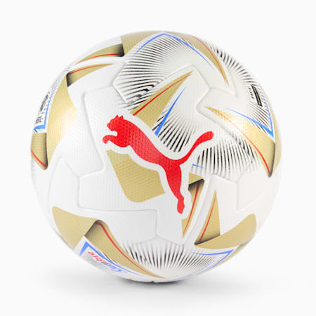 PUMA Cumbre CONMEBOL Copa América (FIFA Pro) Soccer Ball, PUMA White-PUMA Gold, small
