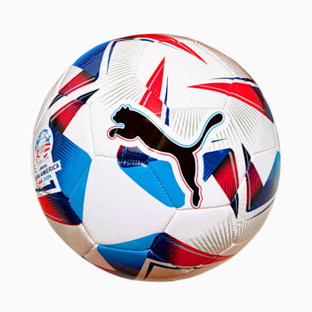 PUMA Cumbre CONMEBOL Copa América Replica Training Soccer Ball, PUMA White-multi colour, small