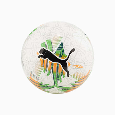 Ballon de football Orbita 6 CAN CAF TotalEnergies 2023, PUMA White-multicolor, small-DFA
