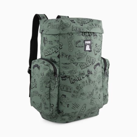 PUMA x RIPNDIP Backpack, Eucalyptus-AOP, small-PHL