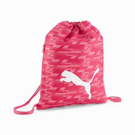 PUMA Beta Gym Sack, Garnet Rose-AOP, small-THA