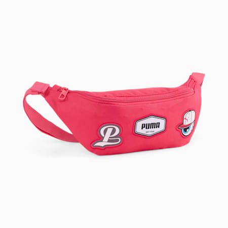 PUMA Patch Waist Bag, Garnet Rose, small-SEA