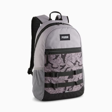 PUMA Style Backpack, Stormy Slate-PUMA Black-AOP, small-IDN