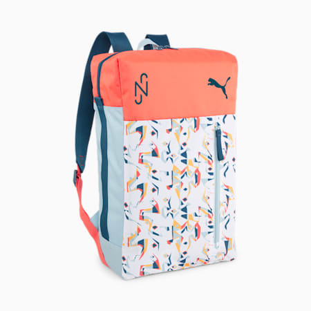 PUMA x NEYMAR JR Backpack, PUMA White-Hot Heat-Sun Stream-PUMA Black, small