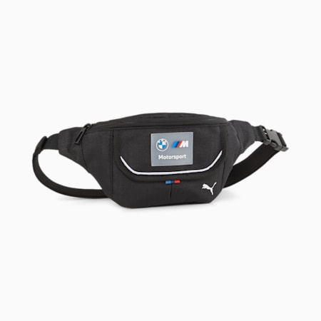 BMW M Motorsport Motorsports Waist Bag, PUMA Black, small