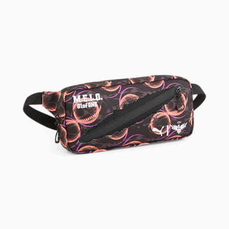 PUMA x LAMELO BALL Crossbody Bag, PUMA Black-AOP, small-AUS