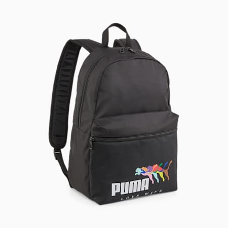 PUMA Phase LOVE WINS Backpack, PUMA Black, small