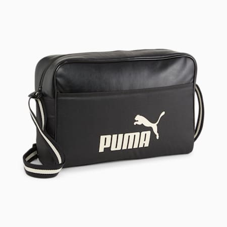 Sac bandoulière Campus Reporter M, Puma Black, small