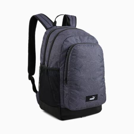 PUMA Academy Backpack, Galactic Gray-Open Road AOP, small-PHL