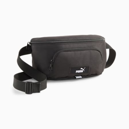 PUMA Academy Waist Bag, PUMA Black, small-PHL